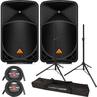 Active speakers Behringer Eurolive B115W Bluetooth rent (pair)