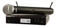 Аренда беспроводного микрофона SHURE BLX24RE/PG58