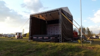 Small 24 m2 stage rental with service (example)