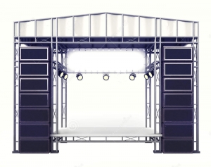 Stage and stage platforms rental