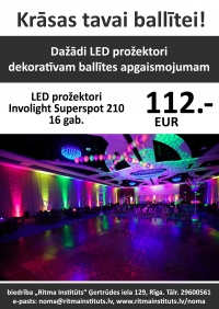 Dekoratīvs LED apgaismojums ballītei!